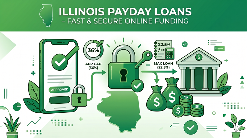 Illinois Payday Loans Online